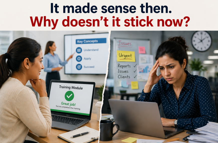 Why doesn’t training stick with employees?