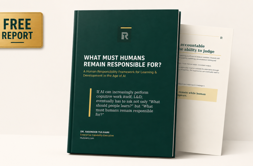 FREE REPORT: What Must Humans Remain Responsible For